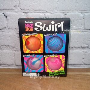 NeeDoh Teenie Swirl of 4